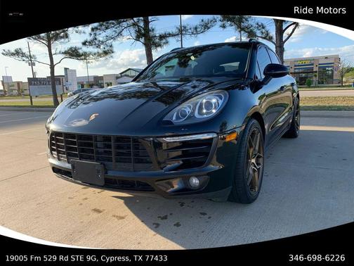 Black 2018 Porsche Macan Macan Sport Edition