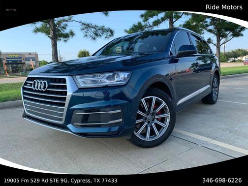 Blue 2018 Audi Q7 2.0T Premium Plus