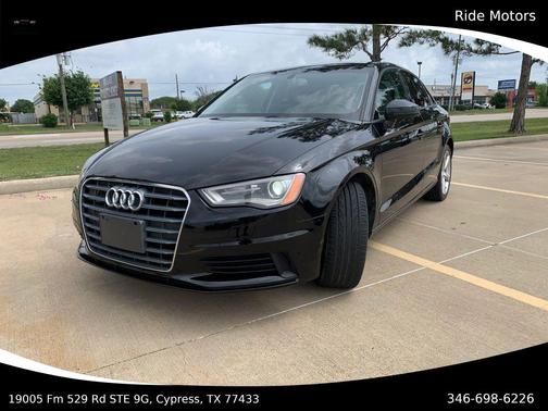 Black 2015 Audi A3 1.8T Premium