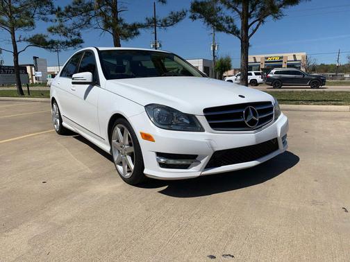 White 2014 Mercedes-Benz C-Class C 250 Sport