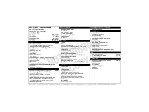 River Rock Pearl 2025 Subaru Forester Limited