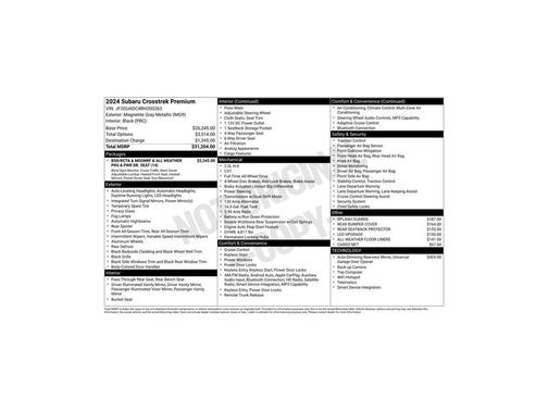 Magnetite Gray Metallic 2024 Subaru Crosstrek Premium