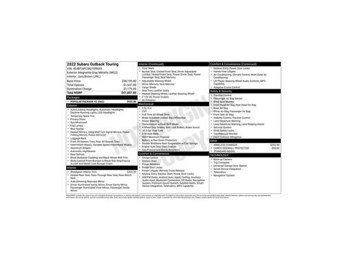 Magnetite Gray Metallic 2022 Subaru Outback Touring