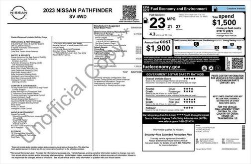 2023 Nissan Pathfinder SV 4WD