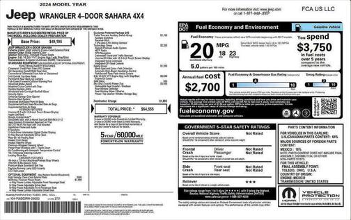 2024 Jeep Wrangler 4-Door Sahara 4x4