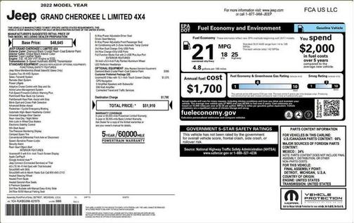 2022 Jeep Grand Cherokee L Limited