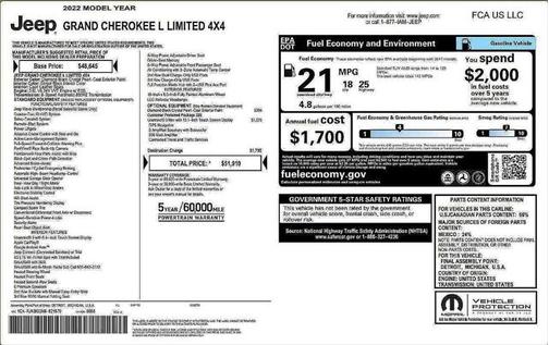 2022 Jeep Grand Cherokee L Limited