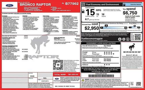 2023 Ford Bronco Raptor