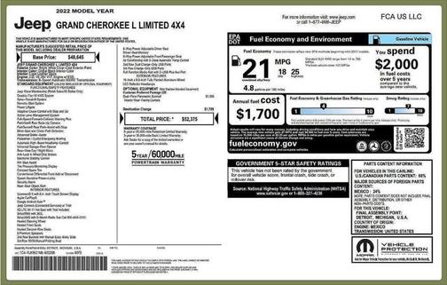 2022 Jeep Grand Cherokee L Limited