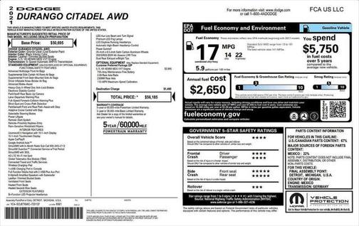 2021 Dodge Durango Citadel AWD