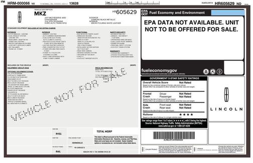 2017 Lincoln MKZ Reserve I