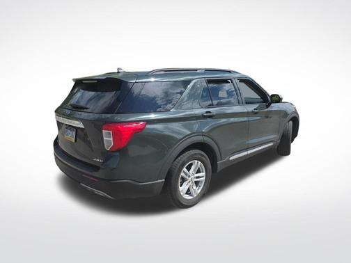 Forged Green Metallic 2023 Ford Explorer XLT