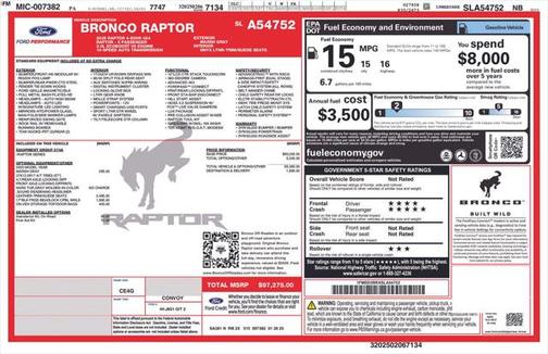 2025 Ford Bronco Raptor