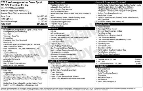 2020 Volkswagen Atlas Cross Sport 3.6L V6 SEL Premium R-Line