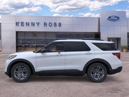 Space White Metallic 2026 Ford Explorer Active