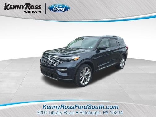 Stone Blue Metallic 2023 Ford Explorer Platinum