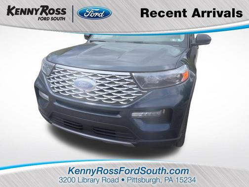 Stone Blue Metallic 2023 Ford Explorer Platinum