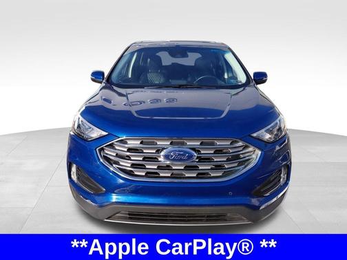 Atlas Blue Metallic 2024 Ford Edge Titanium