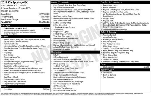 2018 Kia Sportage EX