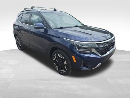 Dark Ocean Blue 2024 Kia Seltos SX Turbo