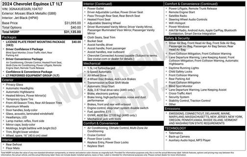 2024 Chevrolet Equinox 1LT