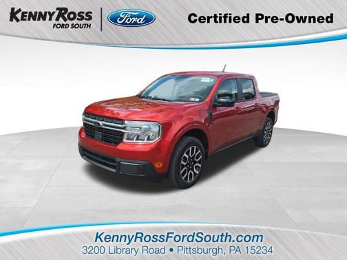 Hot Pepper Red Metallic Tinted Clearcoat 2024 Ford Maverick Lariat