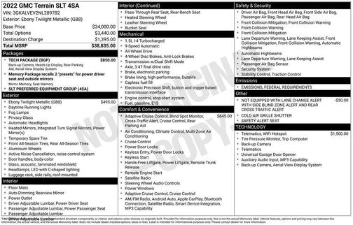 2022 GMC Terrain SLT