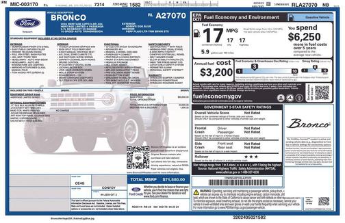 2024 Ford Bronco Heritage Limited Edition