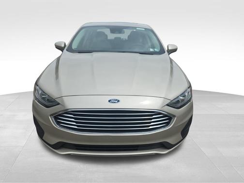 White Gold 2019 Ford Fusion Hybrid SE