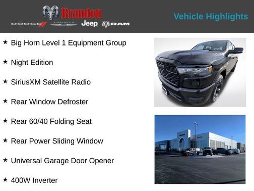 2026 RAM 1500 Big Horn/Lone Star
