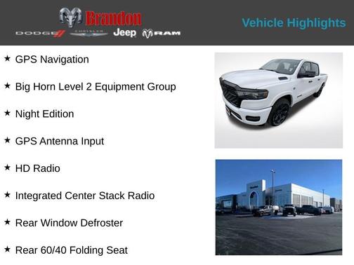 2026 RAM 1500 Big Horn/Lone Star