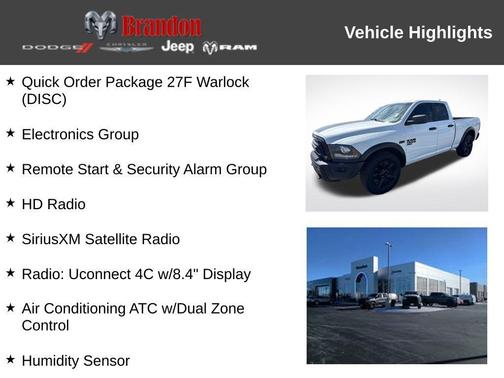 Bright White Clearcoat 2020 RAM 1500 Classic SLT