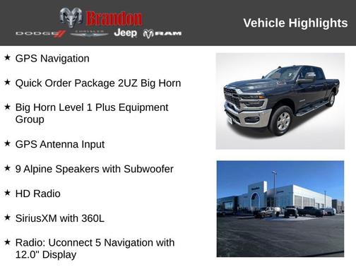 Blue Metallic 2026 RAM 2500 Big Horn