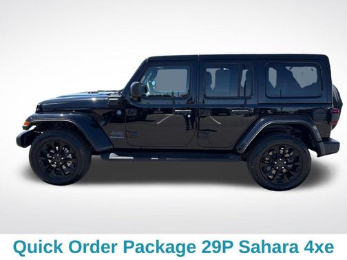 Black Clearcoat 2025 Jeep Wrangler 4xe Sahara