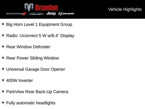 2025 RAM 1500 Big Horn/Lone Star