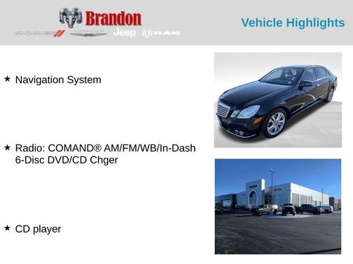 2011 Mercedes-Benz E-Class E 350 4MATIC