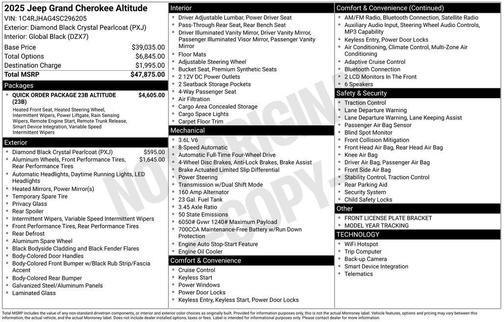 2025 Jeep Grand Cherokee Laredo
