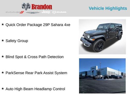 Black Clearcoat 2025 Jeep Wrangler 4xe Sahara