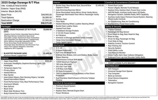 2025 Dodge Durango R/T