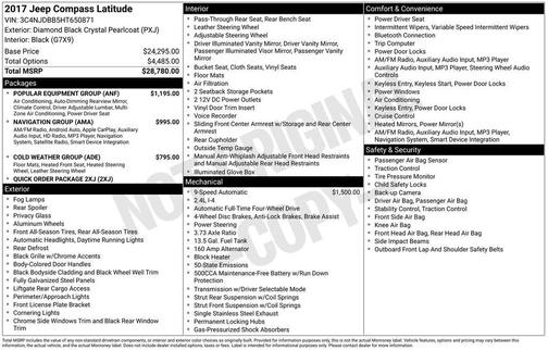 2017 Jeep Compass Latitude