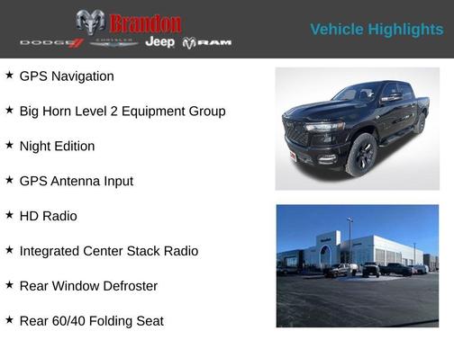 2026 RAM 1500 Big Horn/Lone Star