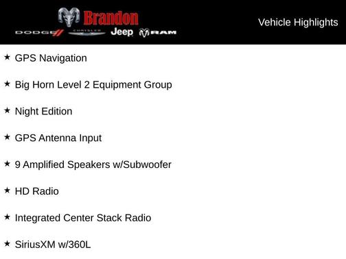 2026 RAM 1500 Big Horn/Lone Star