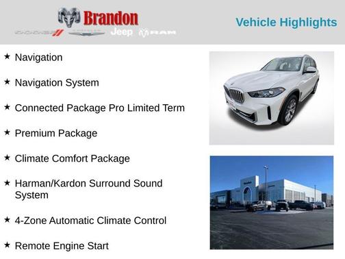 White Metallic 2026 BMW X5 xDrive40i