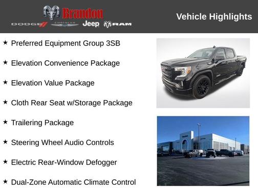 Onyx Black 2021 GMC Sierra 1500 Elevation