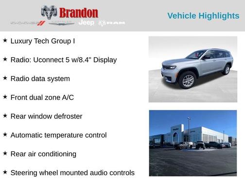 2025 Jeep Grand Cherokee L Laredo