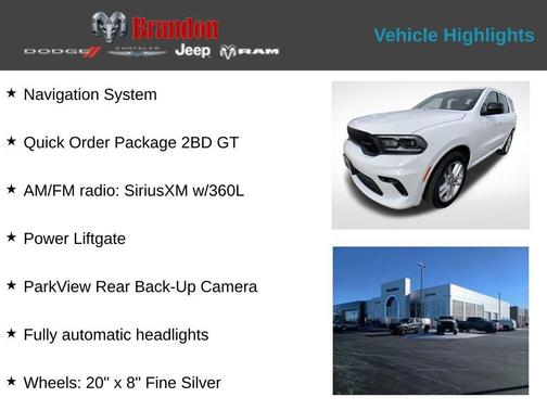 2026 Dodge Durango GT