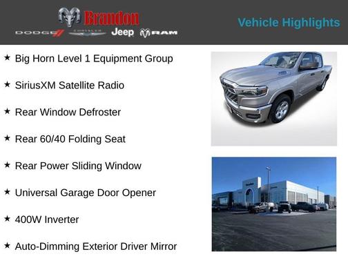 2026 RAM 1500 Big Horn/Lone Star