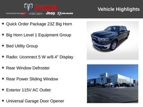 2025 RAM 1500 Big Horn/Lone Star