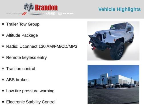 2015 Jeep Wrangler Unlimited Altitude