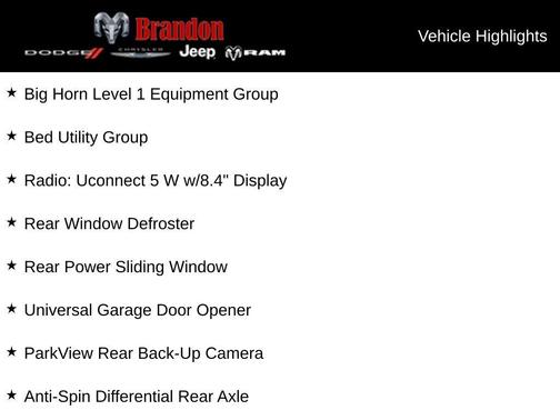 2025 RAM 1500 Big Horn/Lone Star